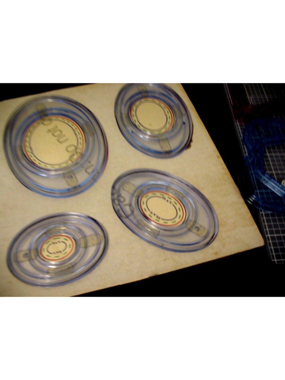Creative Memories Custom Cutting, mat blades, Ovals, Circles, Jazzy Patterns, +